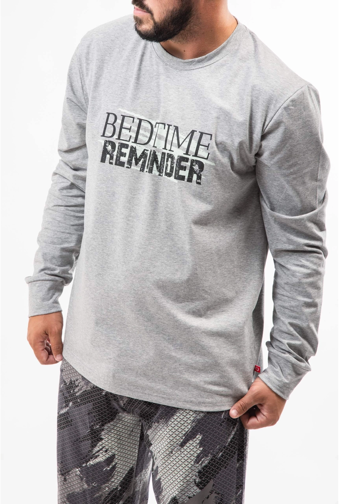 Muška pidžama - Bedtime reminder