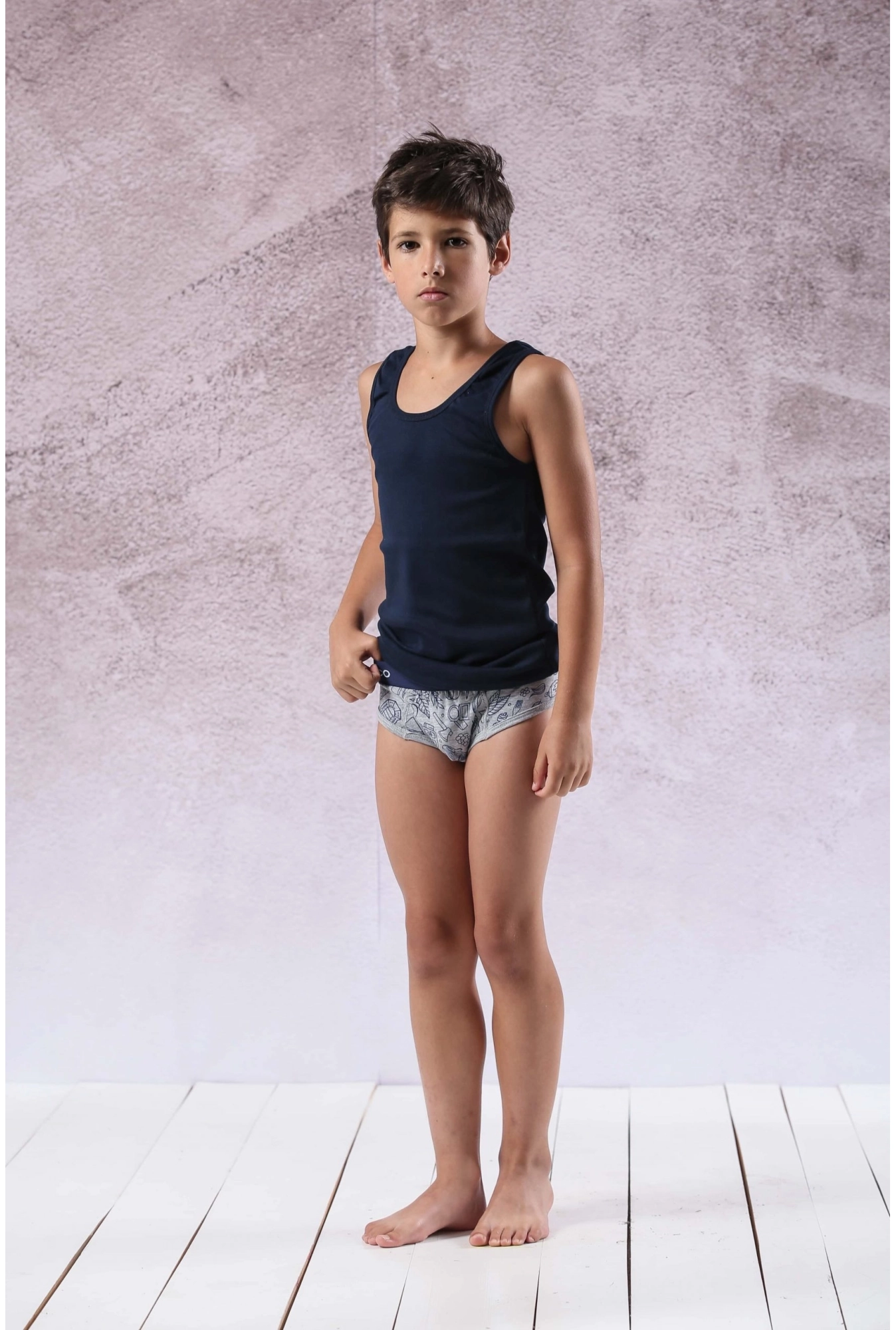 Atlet majica za dečake - Teget