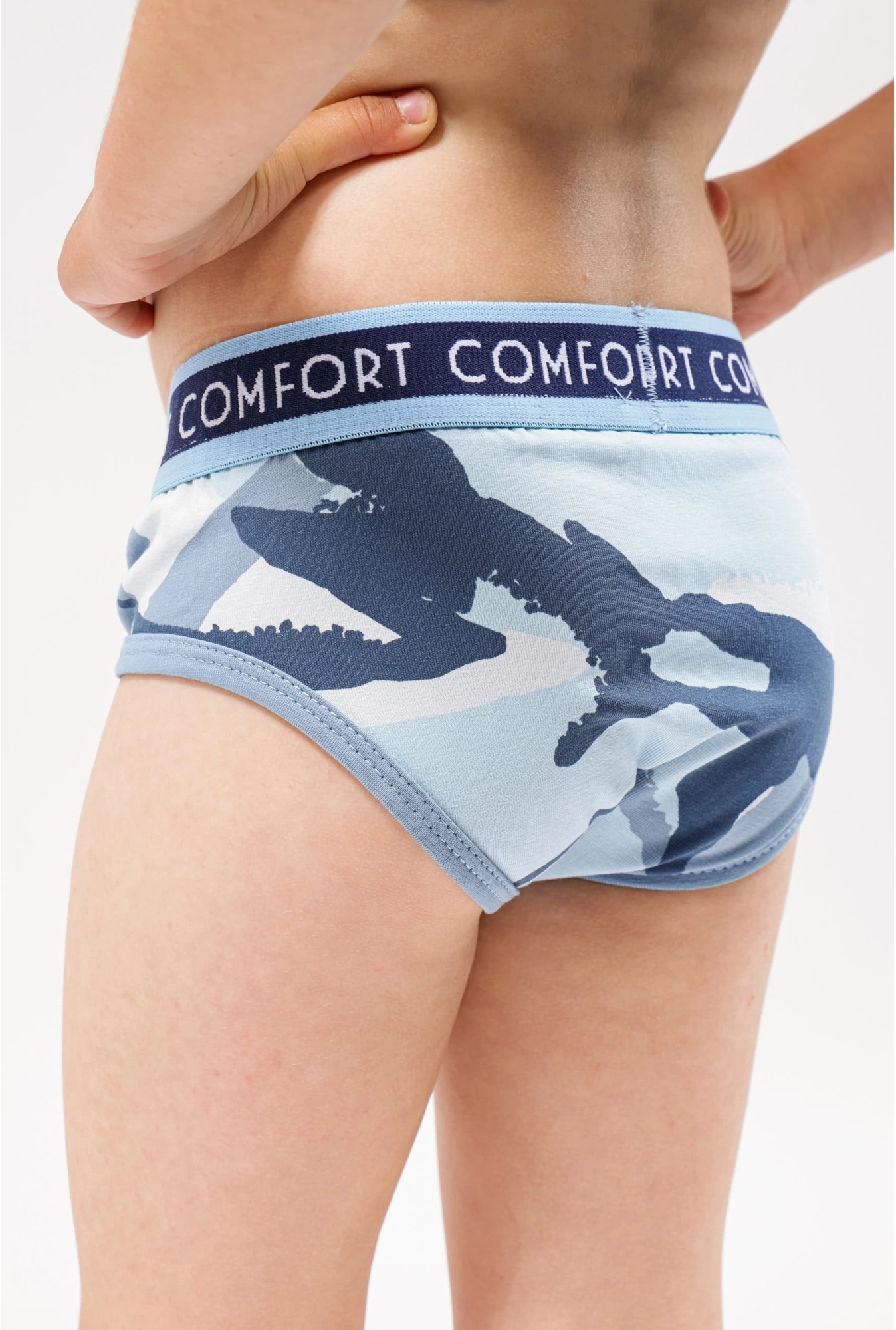 Slip za dečake sa comfort trakom - Plave vojničke