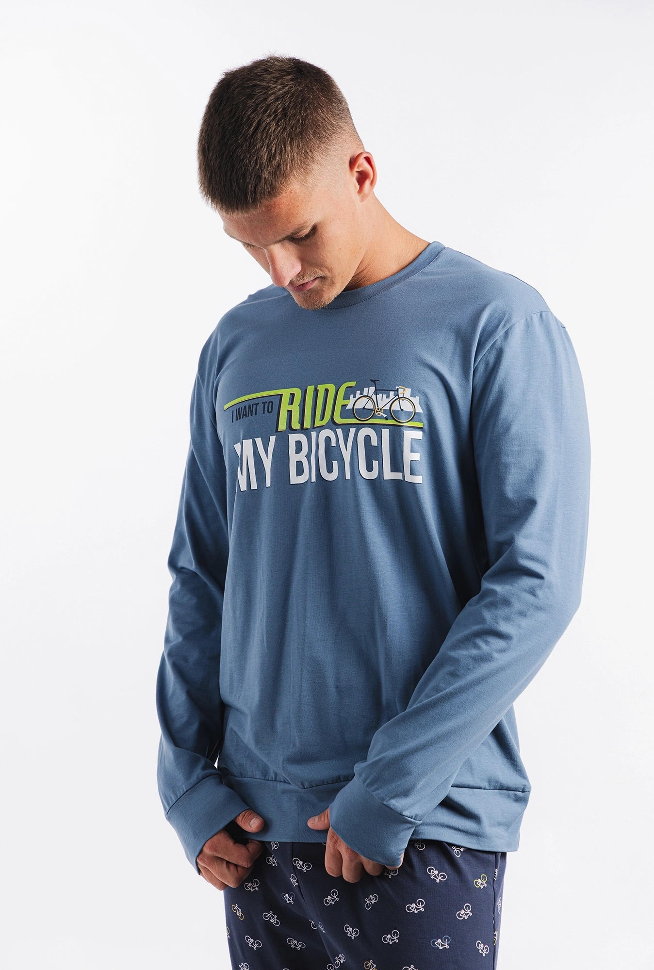 Muška pidžama - Ride my bicycle