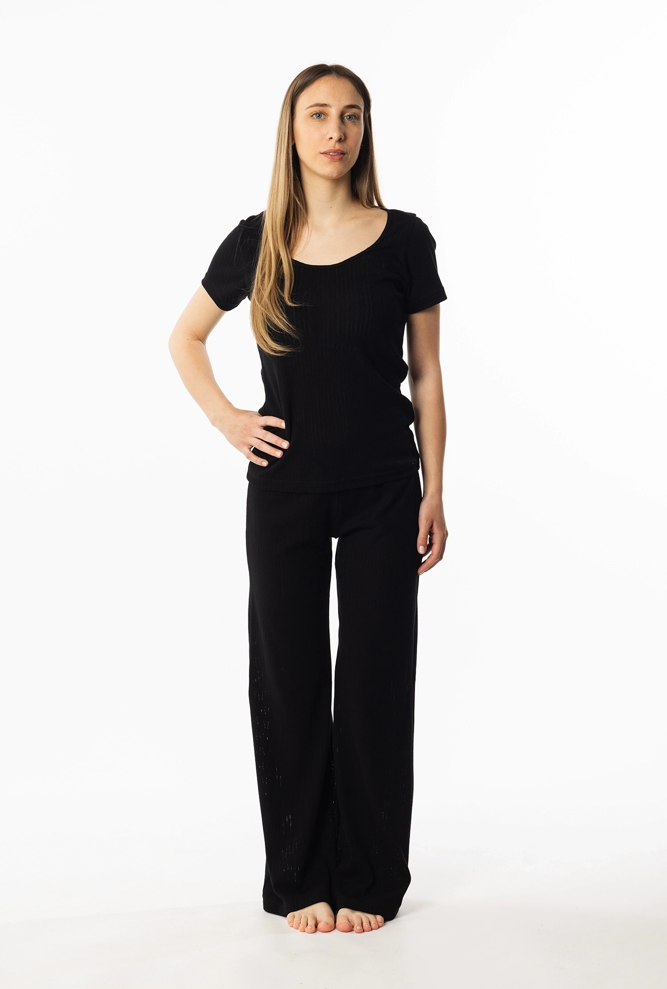 Ženska pidžama - Crna