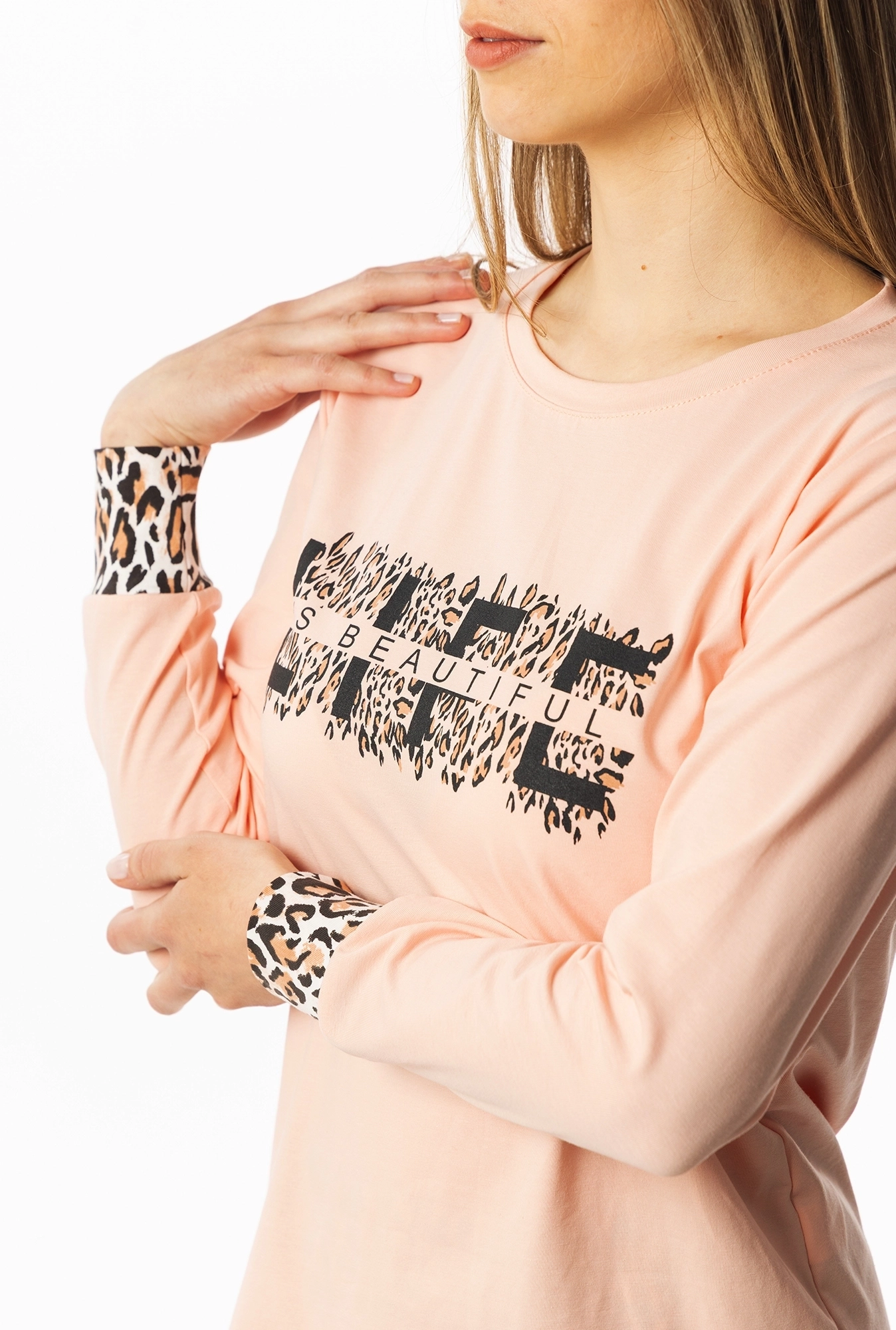 Ženska pidžama - Leopard sa printom