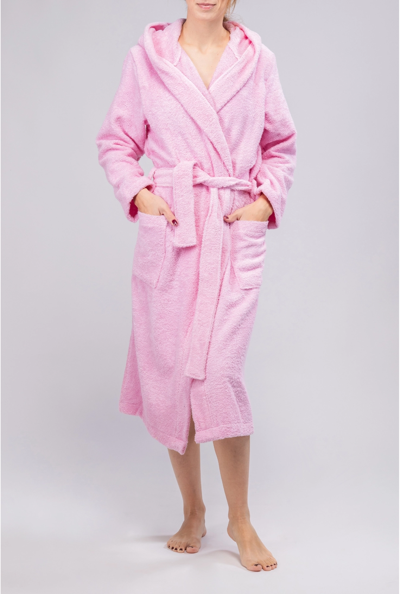 Ženski bade mantil - Roze