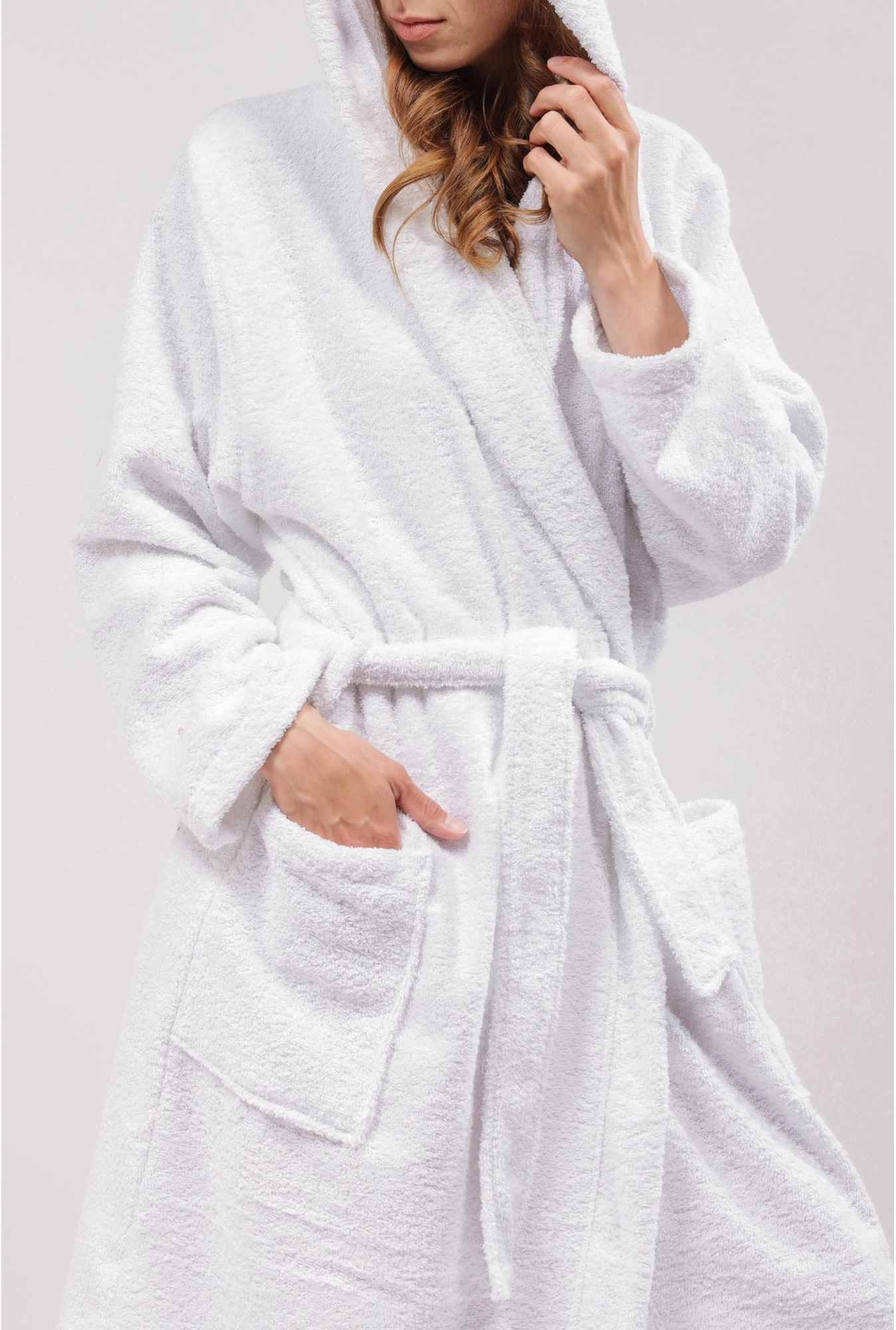 Ženski bade mantil - Bela