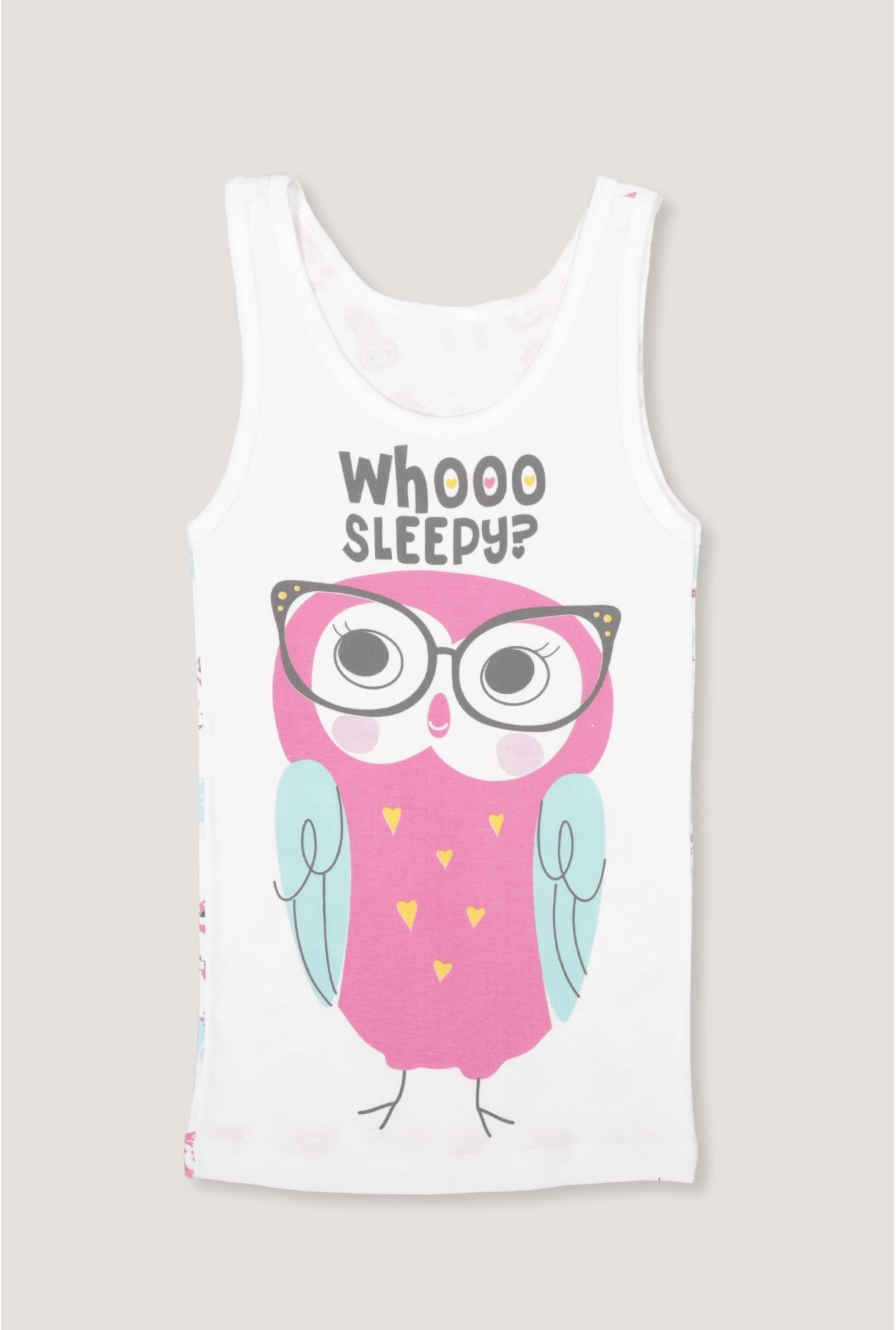 Majica za devojčice atlet - Whooo sleepy